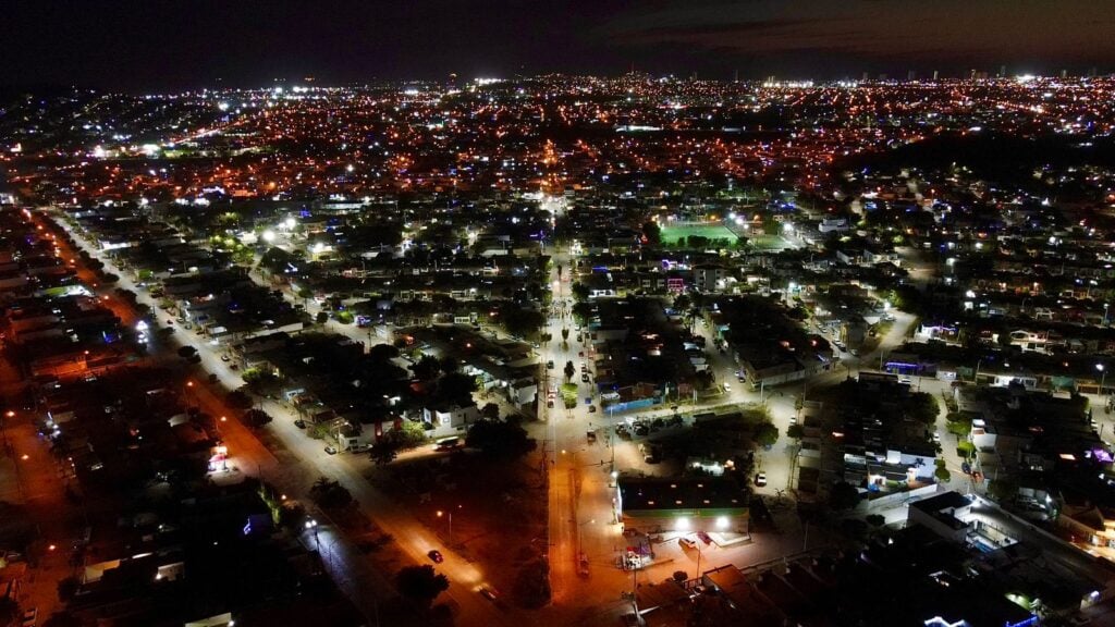 Vista aérea del fraccionamiento San Joaquín