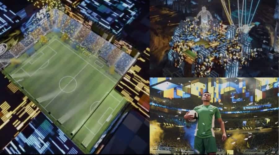 Imagen ilustrativa de lo que sería el nuevo Prince Mohammed Bin Salman Stadium para la Copa del Mundo 2034