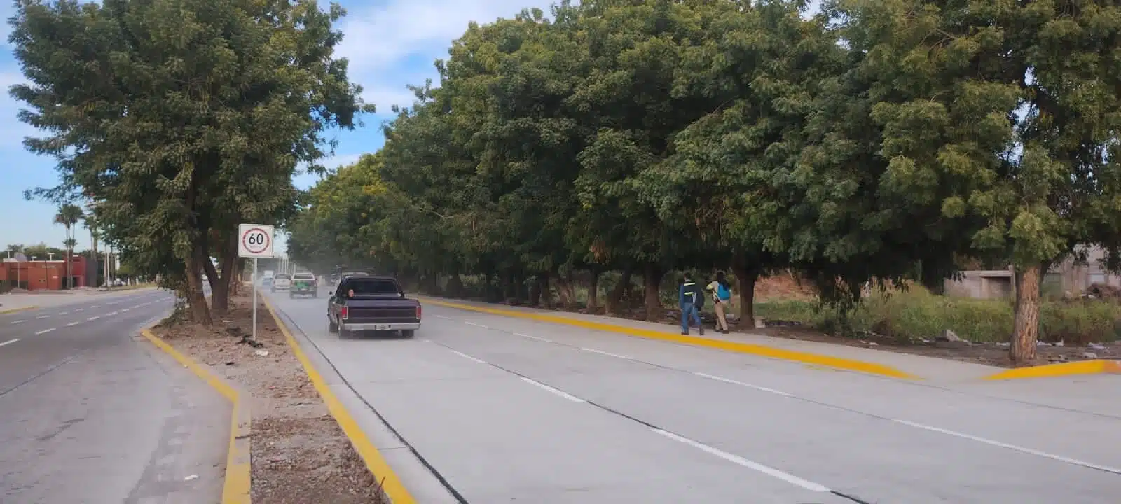 Carril oriente del bulevar Antonio Rosales en Los Mochis