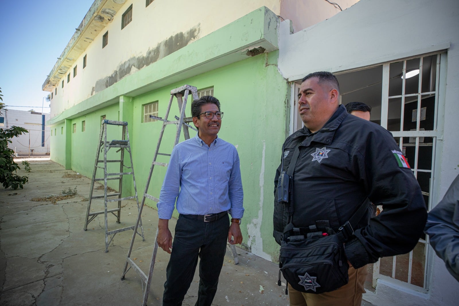 Recorrido por las instalaciones que están siendo rehabilitadas en el expenal de Ocoro