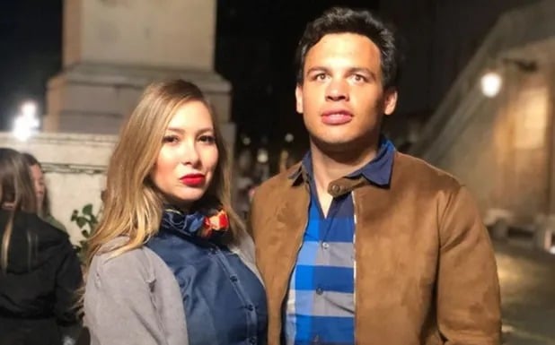 Frida Muñoz y Julio César Chávez Jr.