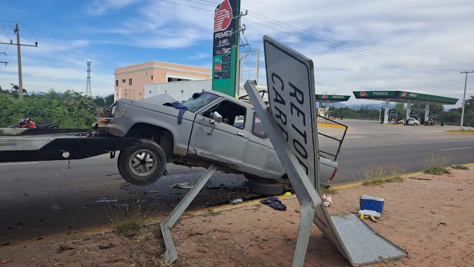 El accidente ocurrió cerca de la sindicatura de Villa Unión.