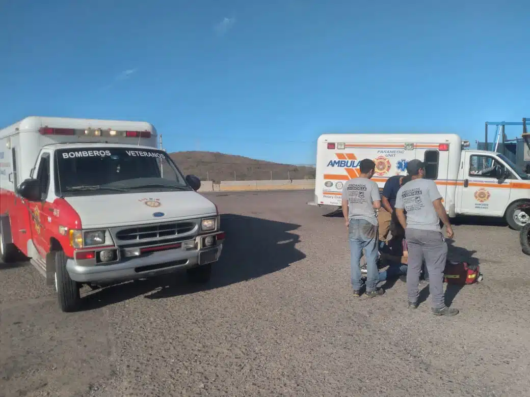 El accidente ocurrió en Santa Fe, al sur de Mazatlán.