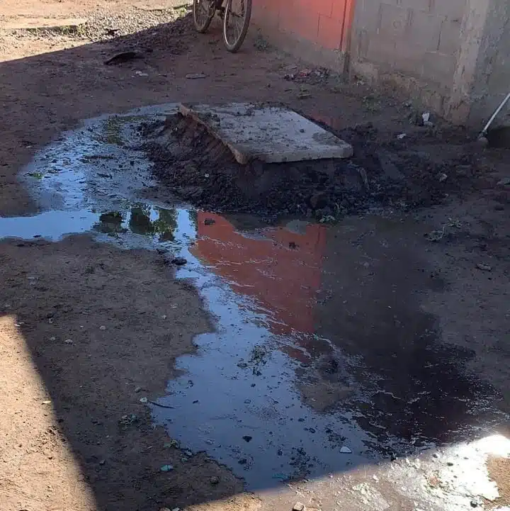 Aguas negras en Bachomobampo 2