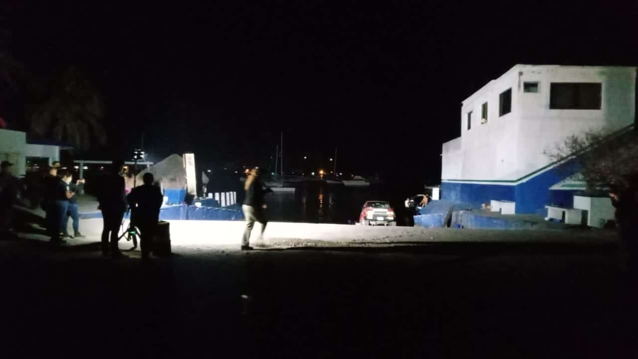 Lugar donde un hombre fue sacado del mar sin vida en Mazatlán