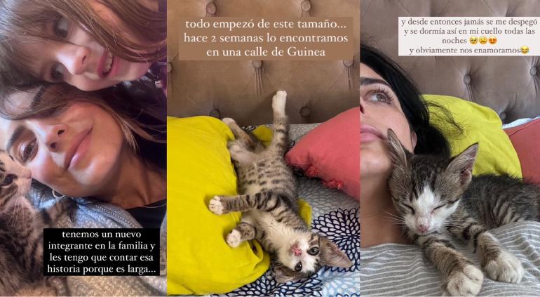 Dos personas con un animal 