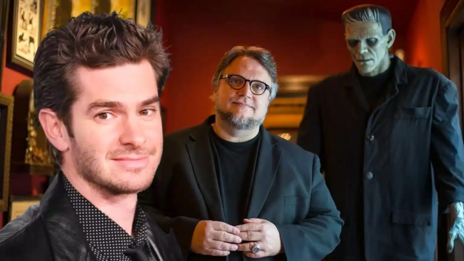 Andrew Garfield junto a Guillermo del Toro para la cinta de Frankenstein