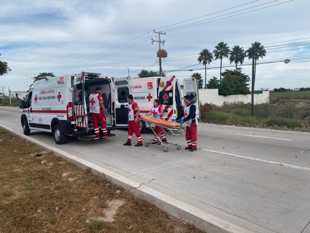 Aparatoso accidente en Los Mchis.