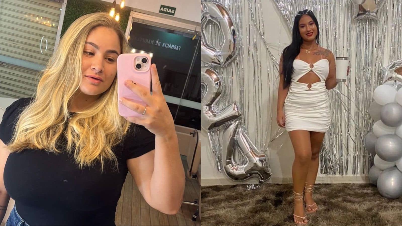 mujeres tomándose fotografías