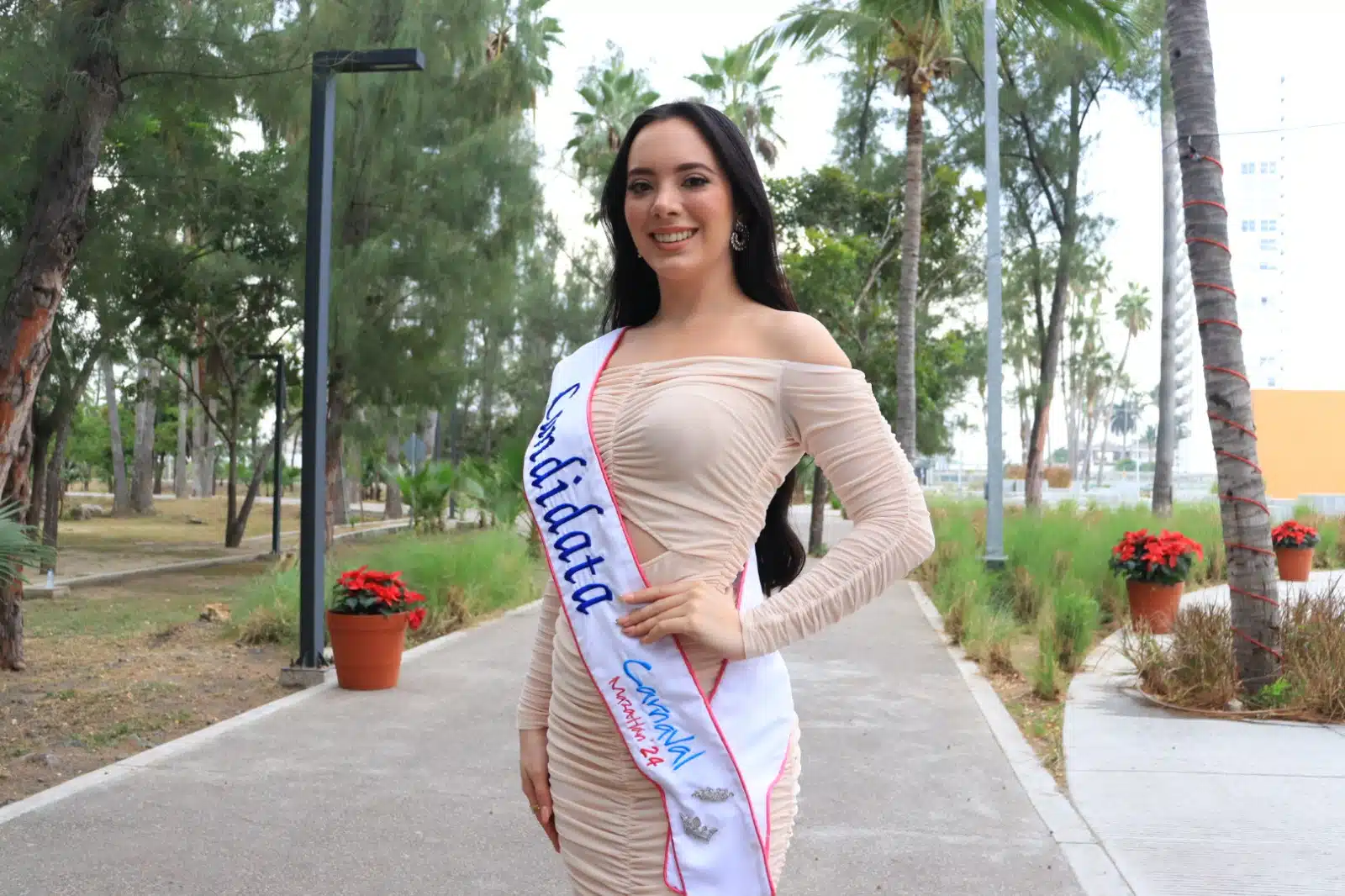 Aspasia Cárdenas, candidata a Reina del Carnaval Internacional de Mazatlán 2024