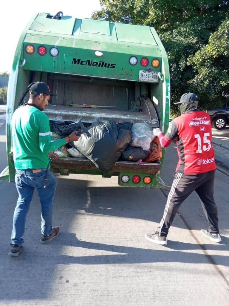 Piden respetar horarios y lugares para sacar la basura.
