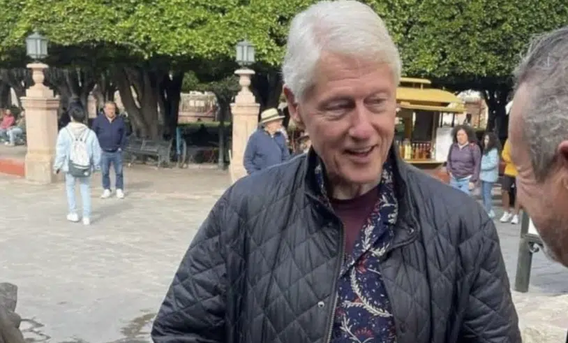 Bill Clinton es captado en Guanajuato