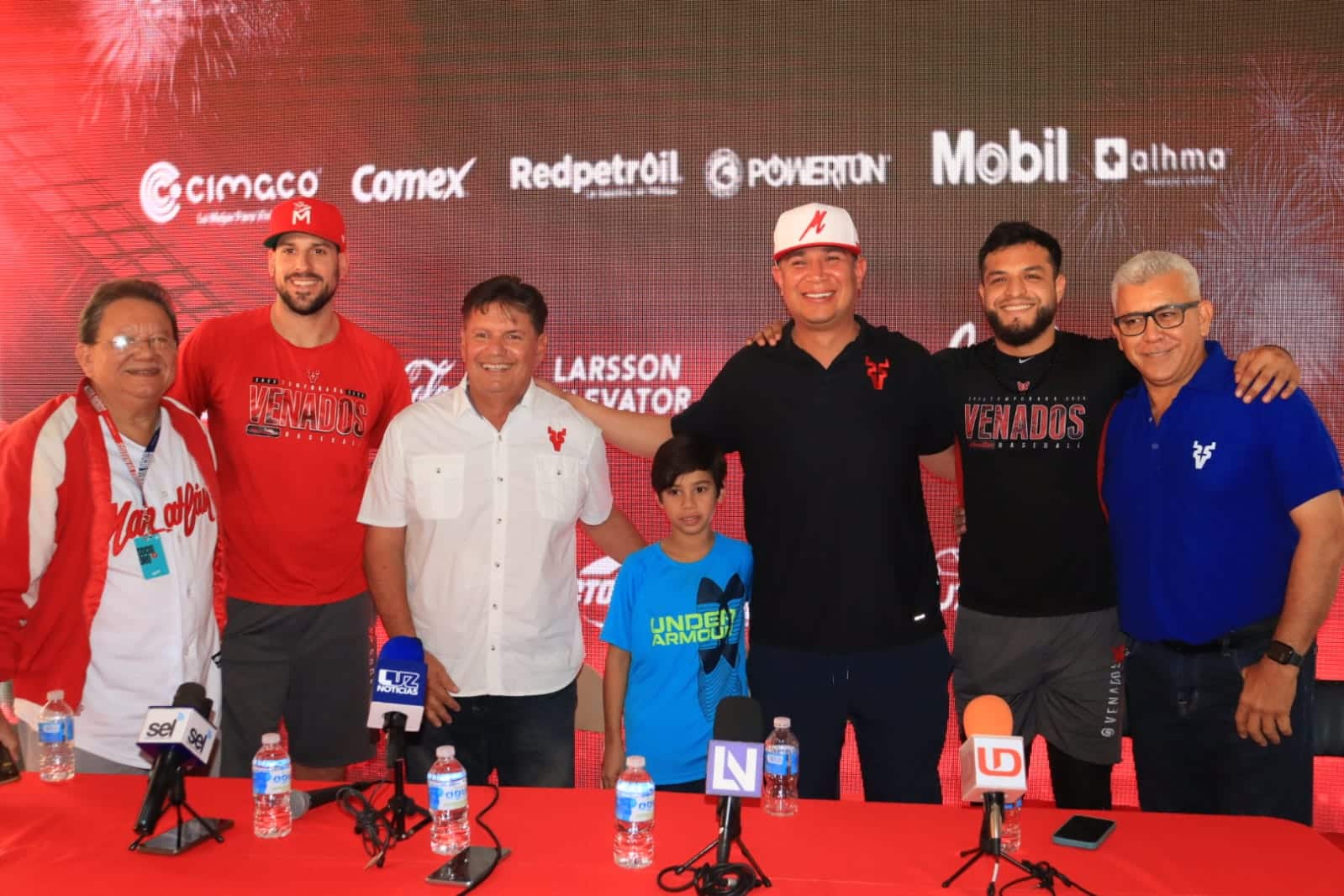 La directiva del club Venados de Mazatlán ofreció una rueda de prensa.