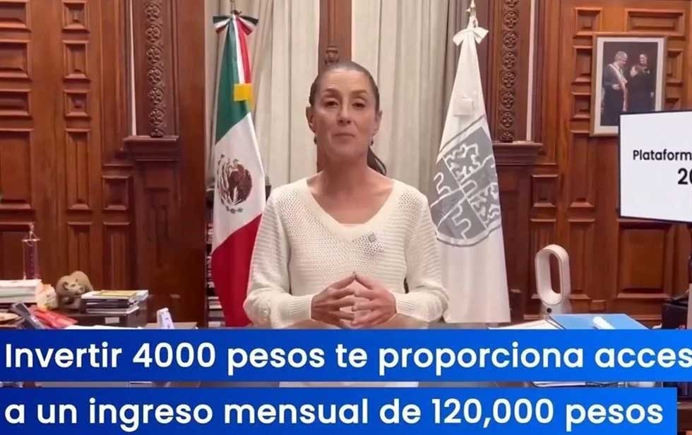 Buscan estafar a mexicanos usando video falso de Claudia Sheinbaum creado con Inteligencia Artificial