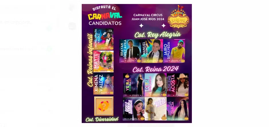 Candidatos Carnaval 