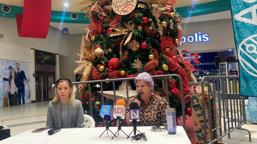 Sipinna Mazatlán y Plaza Acaya en conferencia de prensa con los medios de comunicación en Mazatlán para anunciar la campaña “Abrigando tu invierno”