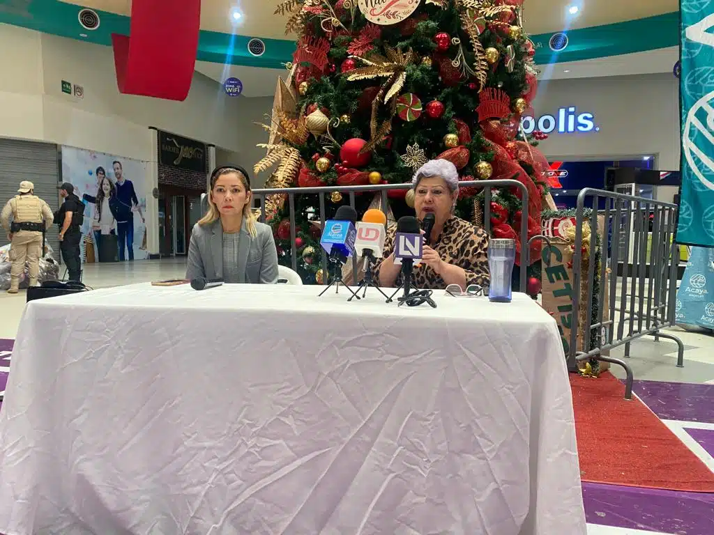 Sipinna Mazatlán y Plaza Acaya en conferencia de prensa con los medios de comunicación en Mazatlán para anunciar la campaña “Abrigando tu invierno”