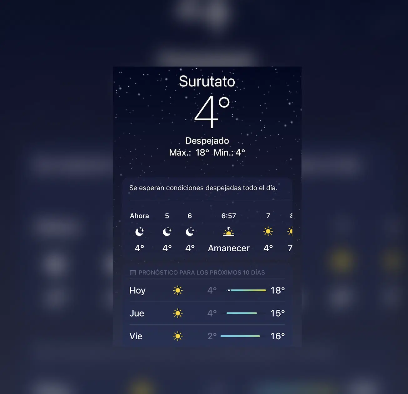 Pronóstico del clima para Surutato