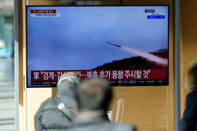 Corea del Norte lanza misiles de crucero al Mar Amarillo