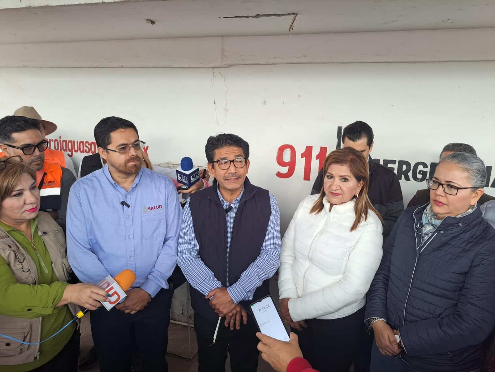Cuitláhuac González Galindo, Martín Ahumada y Tere Guerra en Guasave