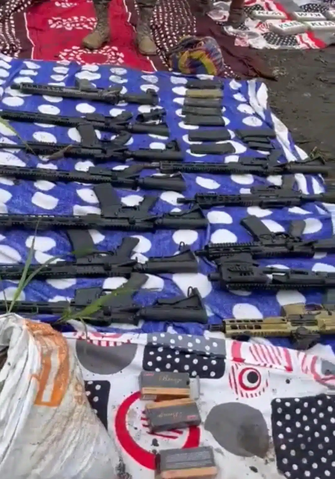 Decomisan armas y 10 toneladas de droga en una plantación de Ecuador