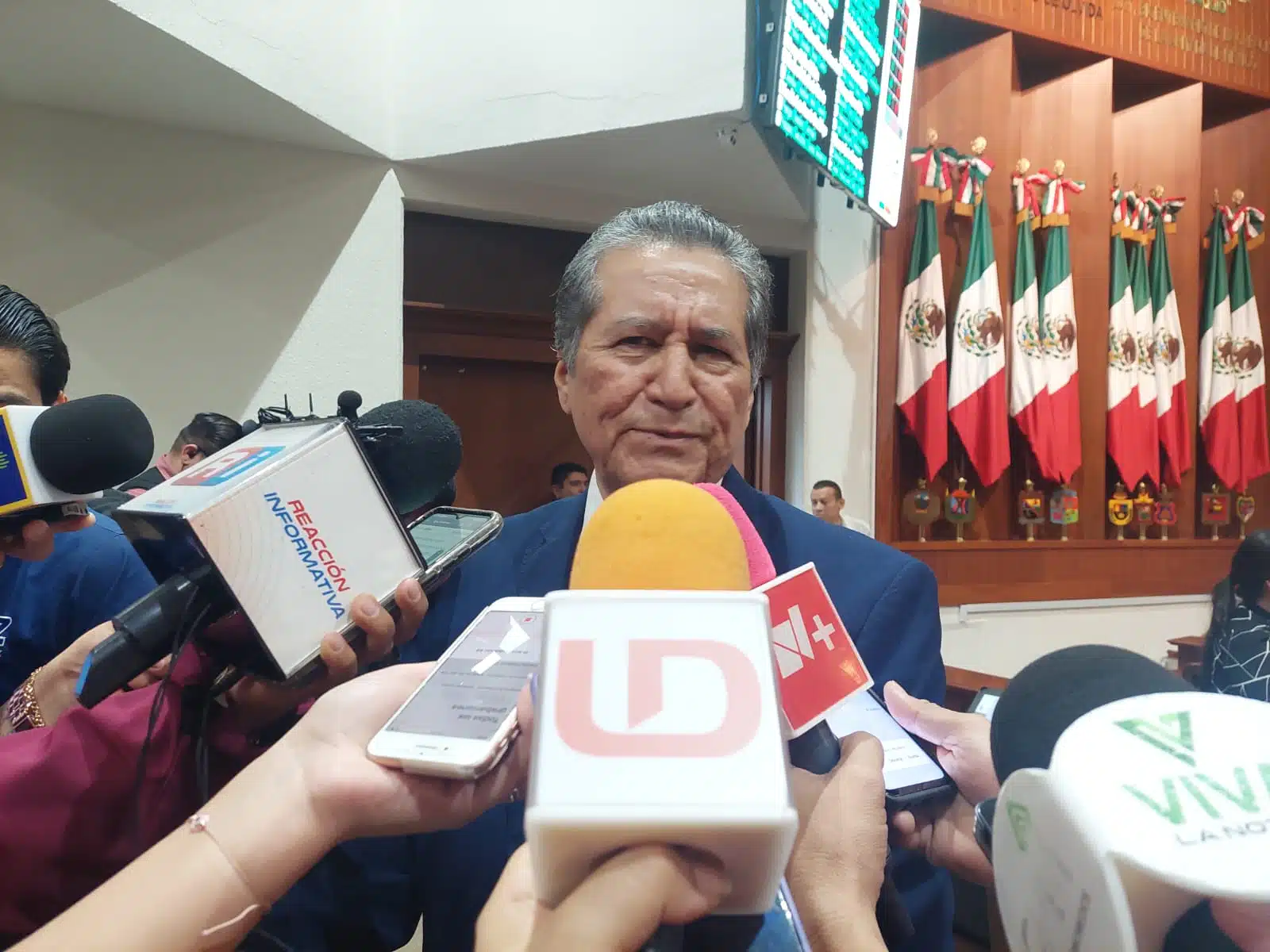 presidente de la Junta de Coordinación Política del Congreso del Estado, Feliciano Castro Meléndrez.
