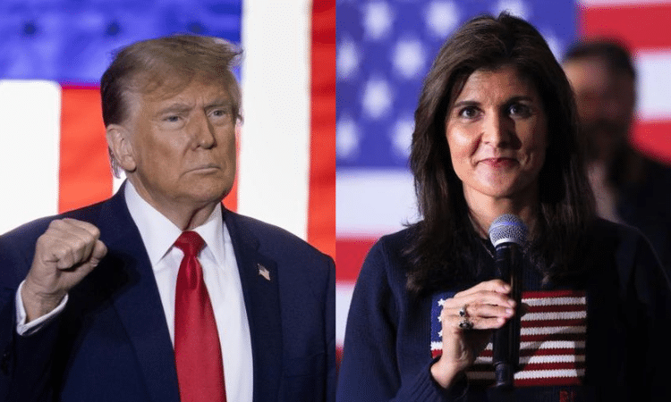 Donald Trump supera a Nikki Haley en las primarias de New Hampshire