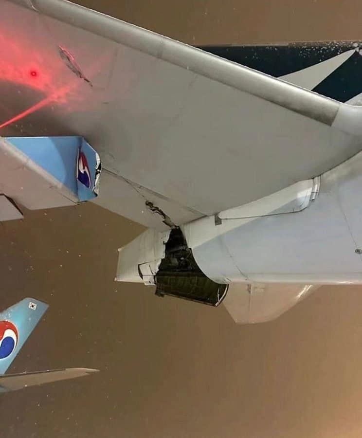 Dos aviones se estrellan en el aeropuerto de Japón