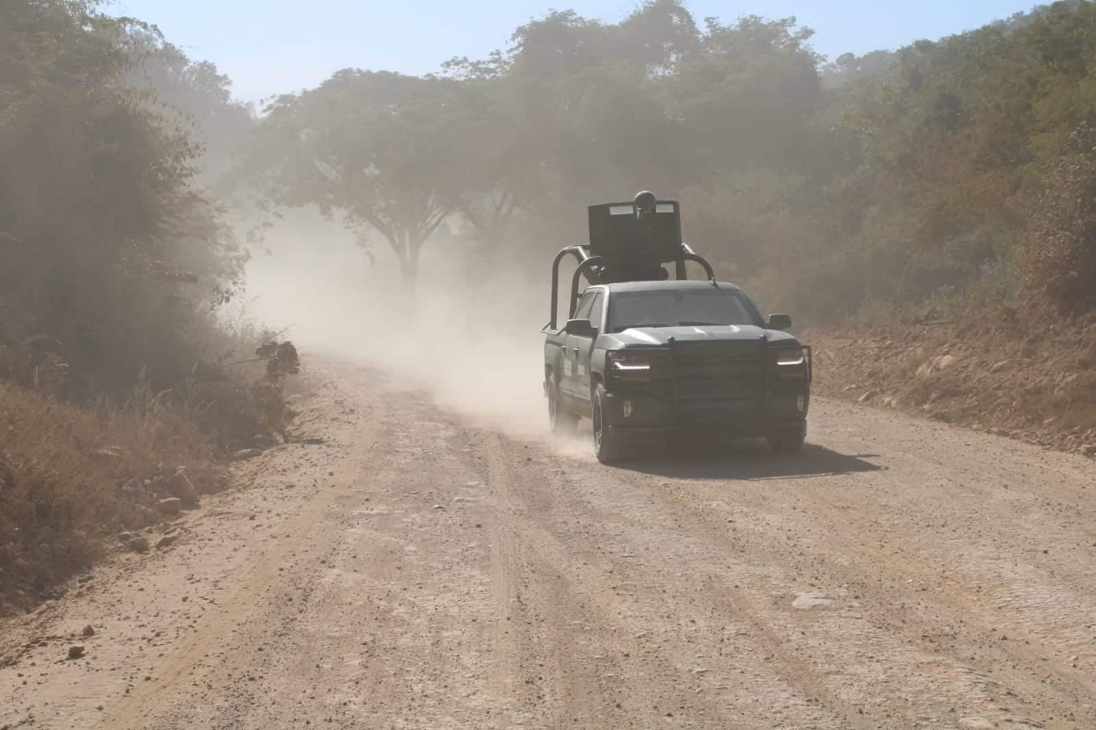 Camioneta del Ejercito Mexicano.