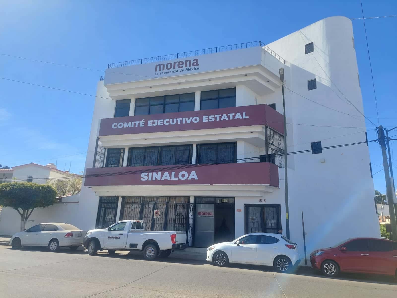Instalaciones de morena en Culiacán.