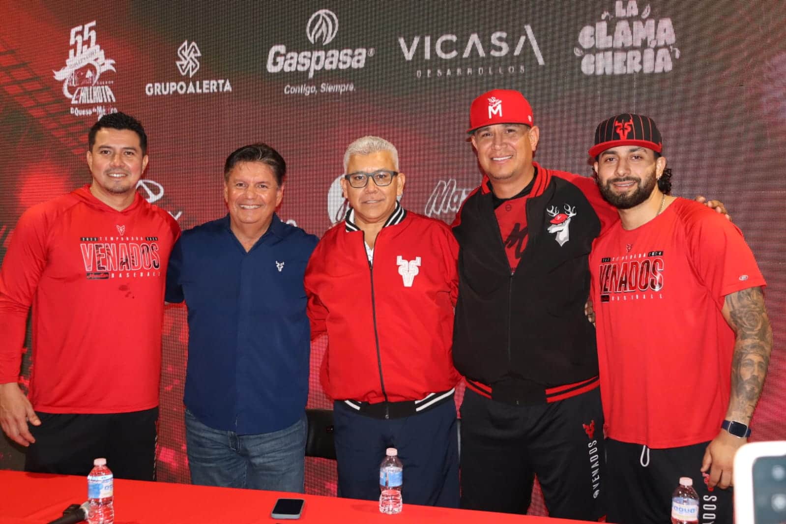 La directiva del Club Venados de Mazatlán ofreció una rueda de prensa.