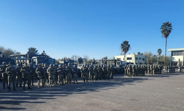 Refuerzan seguridad en Tamaulipas con 300 elementos