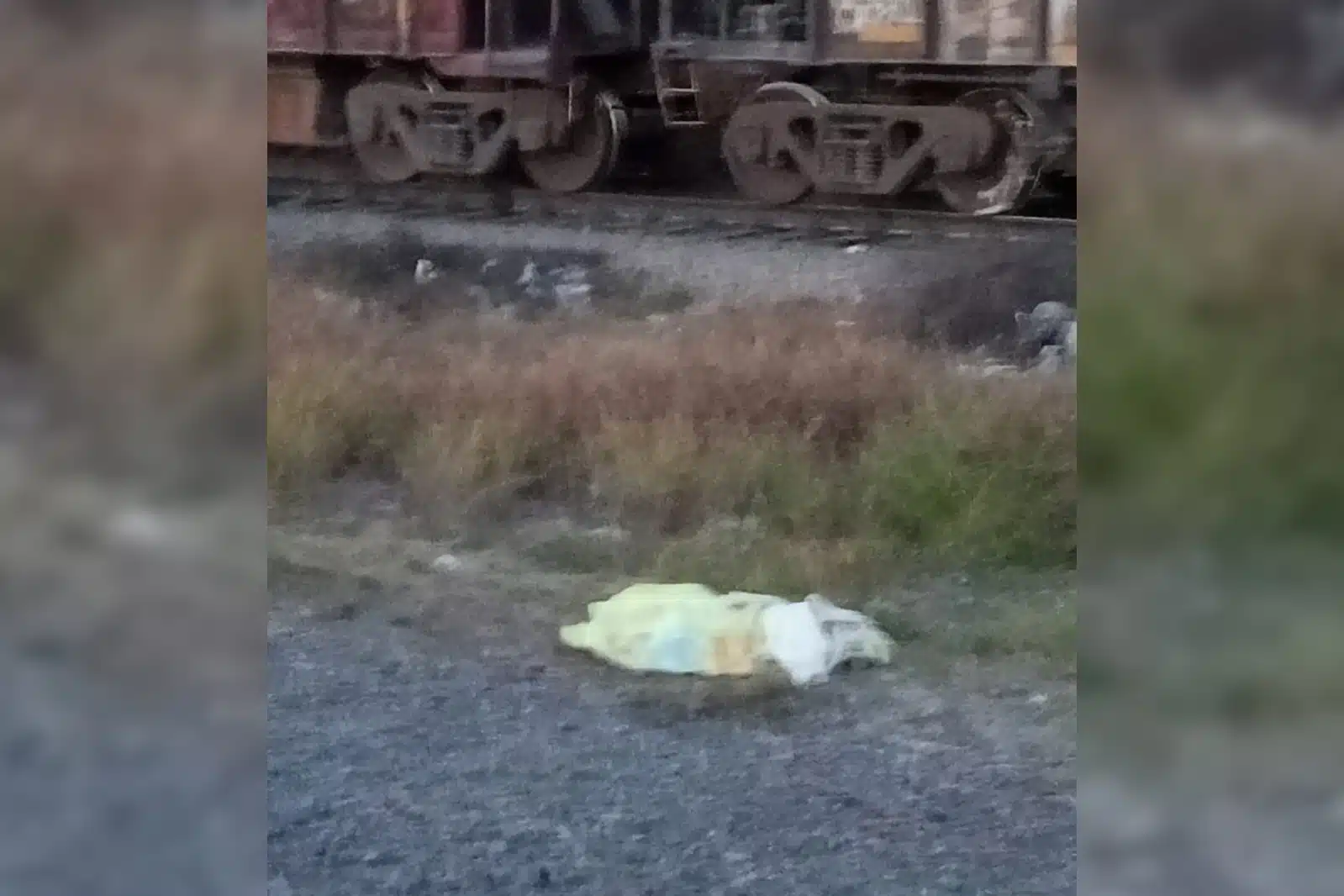 En Nuevo León, pareja de migrantes intenta subir al tren, pero se les cae su bebé y muere