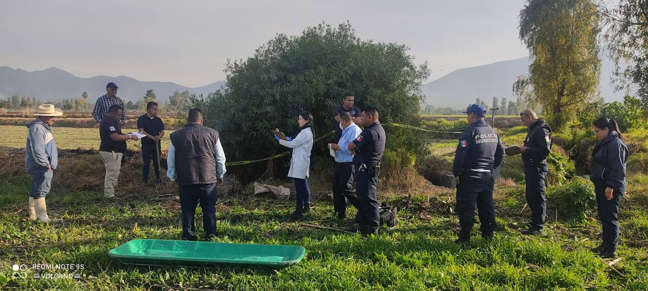 Encuentran a bebé sin vida entre cultivos en el estado de Hidalgo