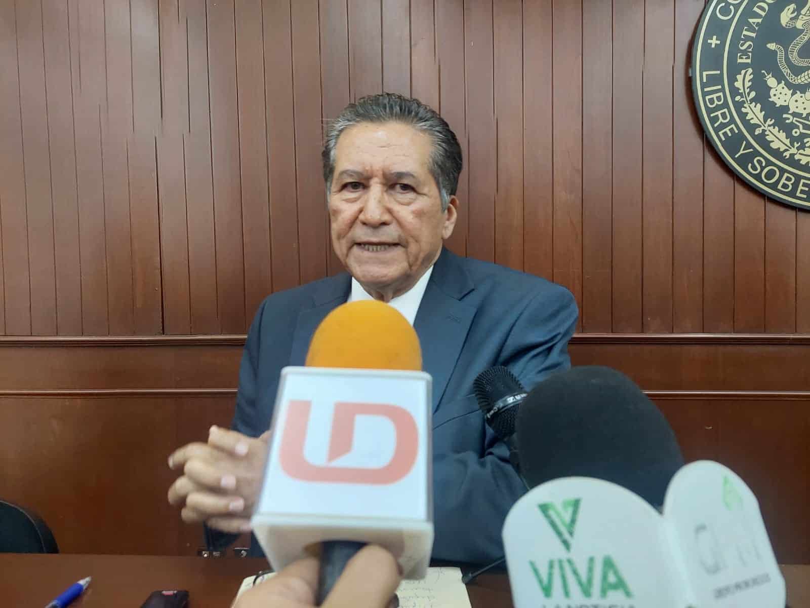 presidente de la Junta de Coordinación Política (Jucopo) del Congreso del Estado, Feliciano Castro Meléndrez.
