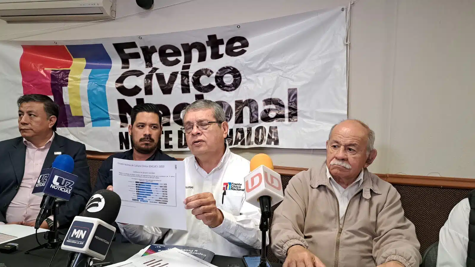 Frente Cívico Nacional busca que se postulen candidatos ciudadanos y no representantes de partidos políticos.