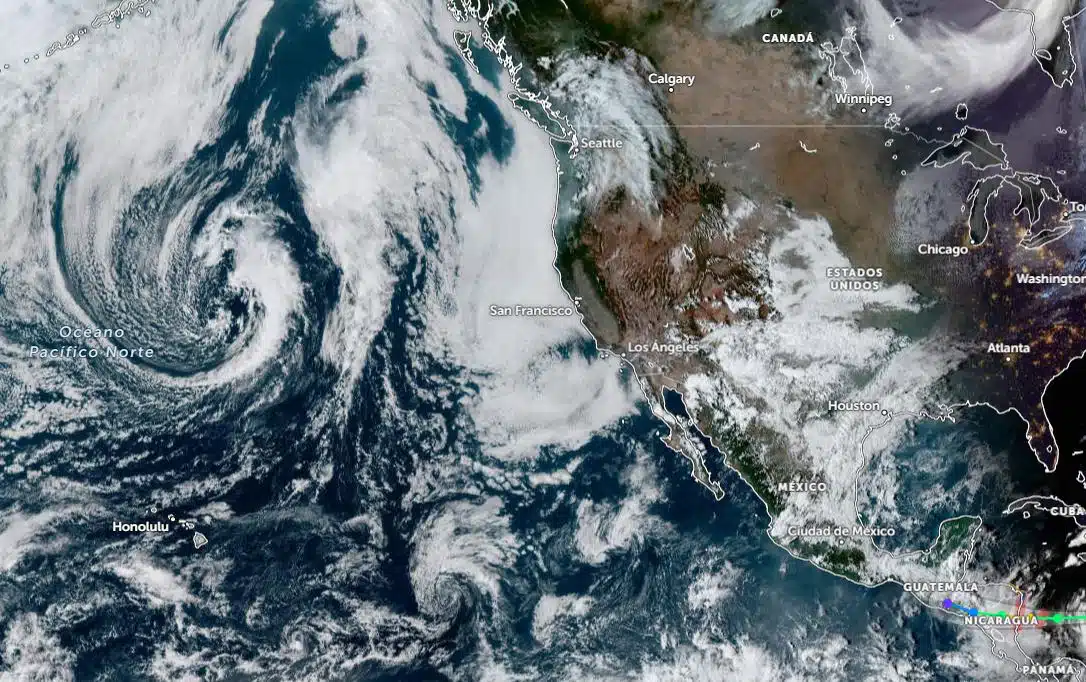 Mapa de sistemas meteorológicos