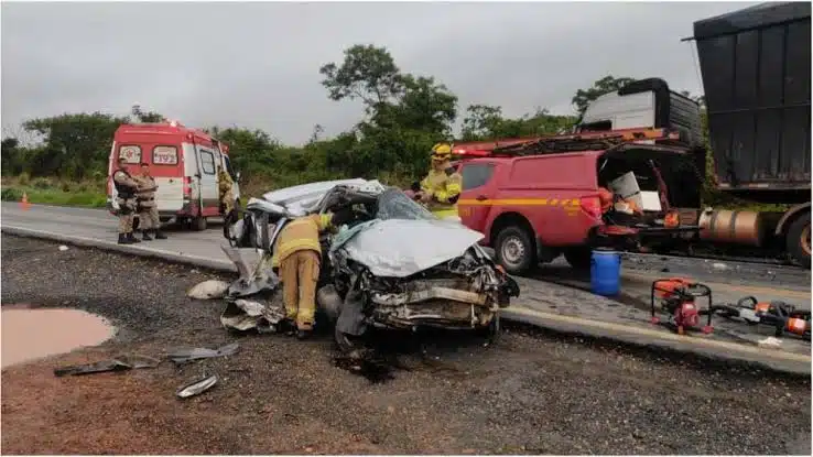 Fuerte accidente en Brasil deja un bebé fallecido y tres lesionados