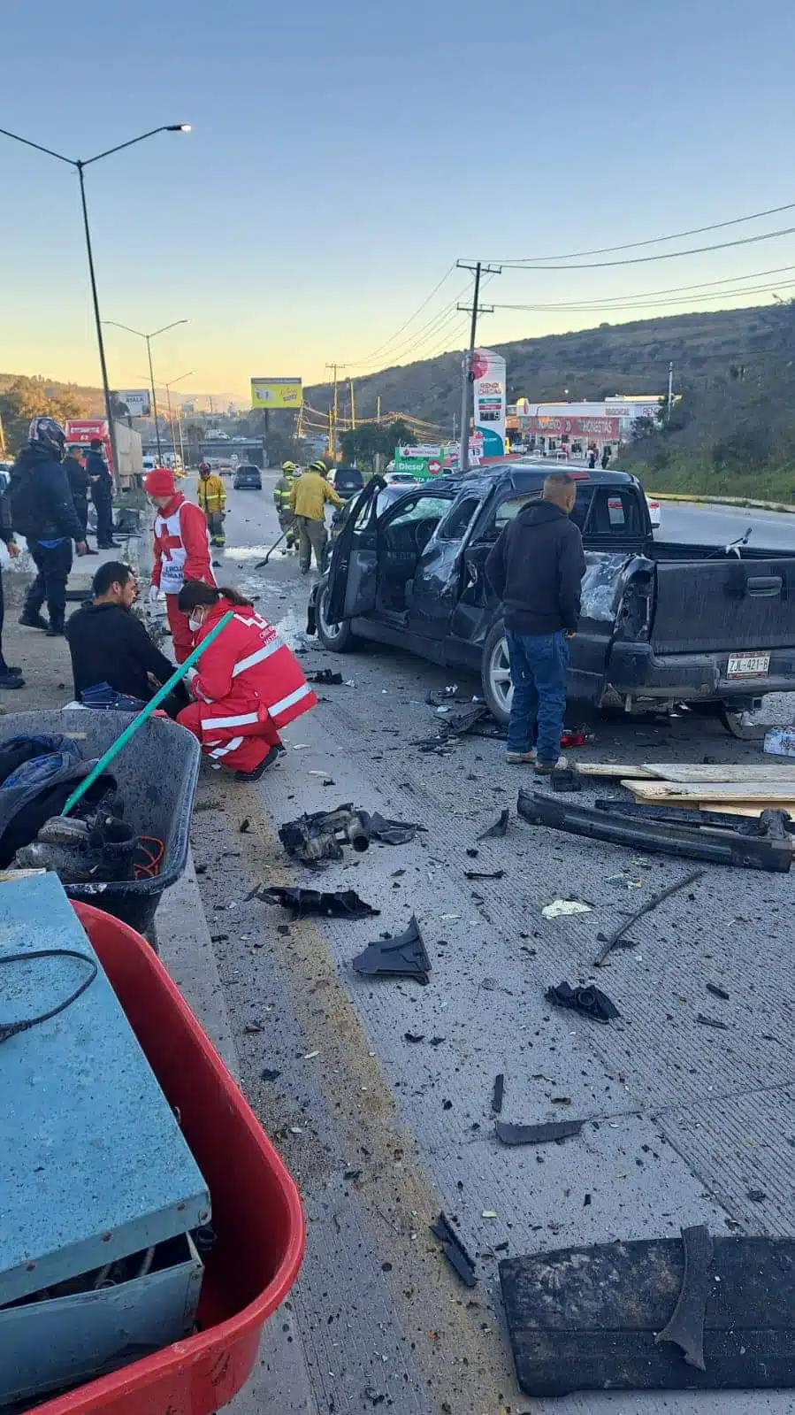 Fuerte choque en Tijuana deja ocho lesionados, dos de gravedad