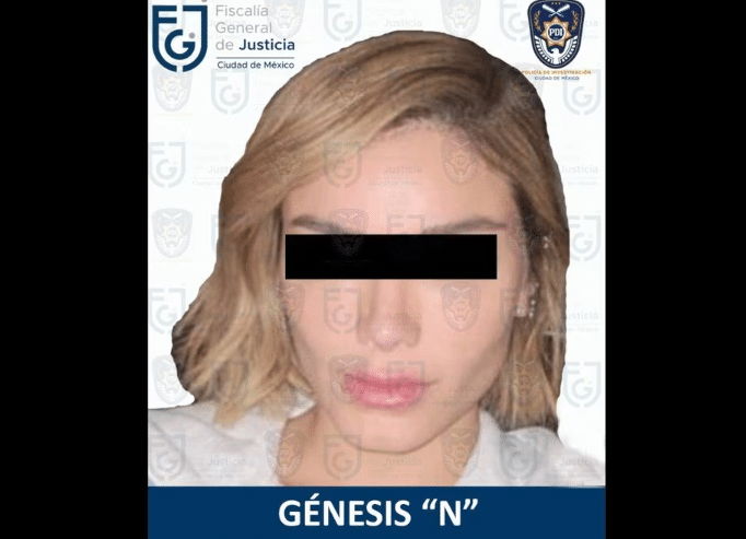 Modelo venezolana detenida por robo de relojes en CDMX