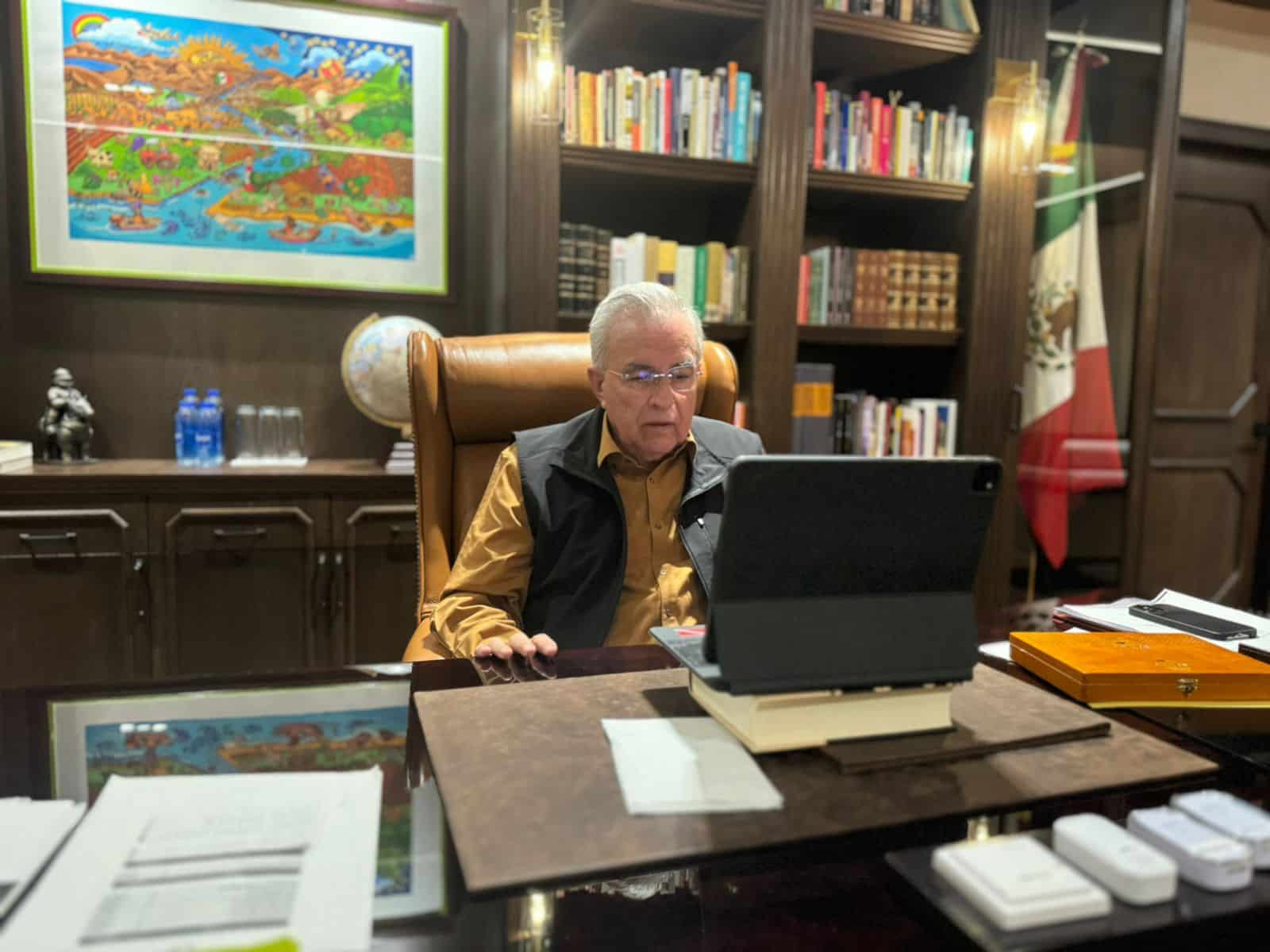 Gobernador de Sinaloa, Rubén Rocha Moya.