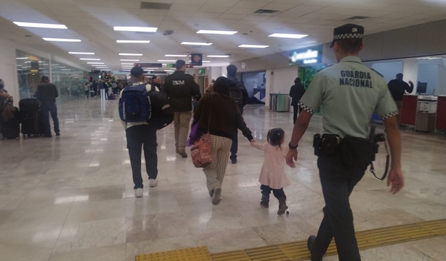 Guardia Nacional en aeropuerto