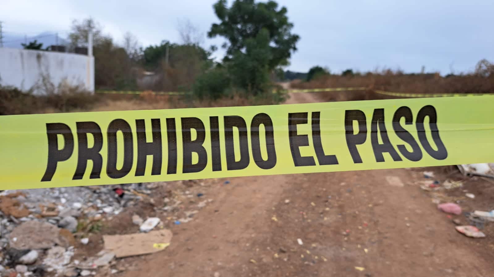 Zona delimitada con cinta amarilla