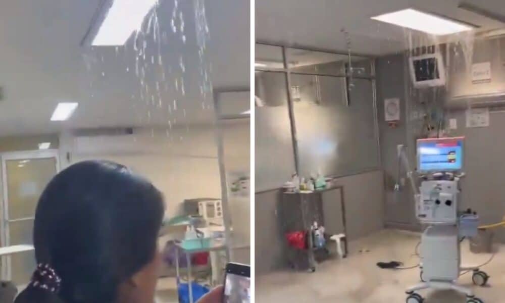 Se inunda hospital del ISSSTE en Hermosillo, Sonora