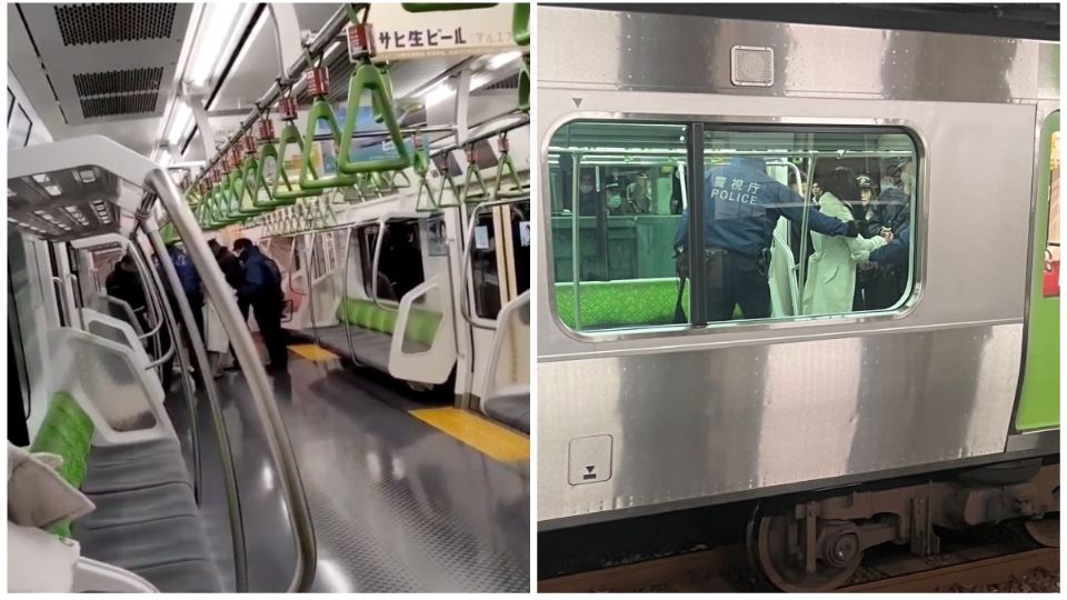 Implementan operativo para dar con el agresor del metro de Tokio