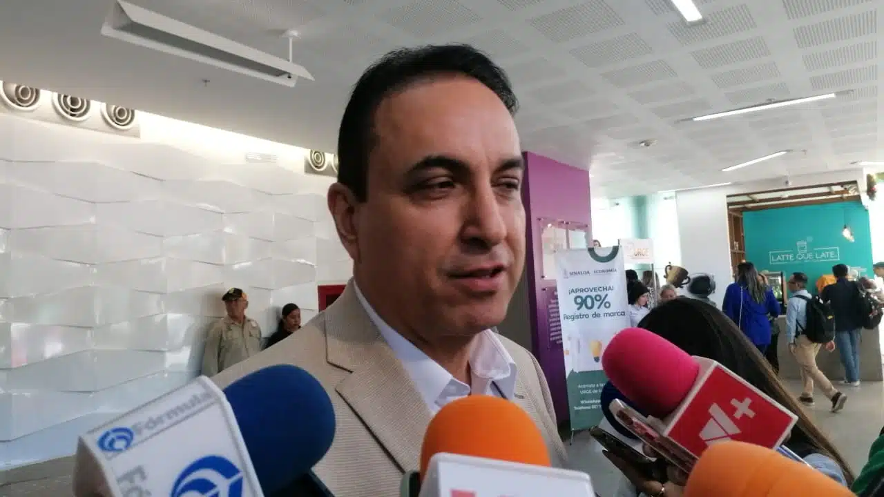 Dirigente de la Cámara Nacional del Comercio (Canaco) delegación Culiacán, Jesús López Navarrete,