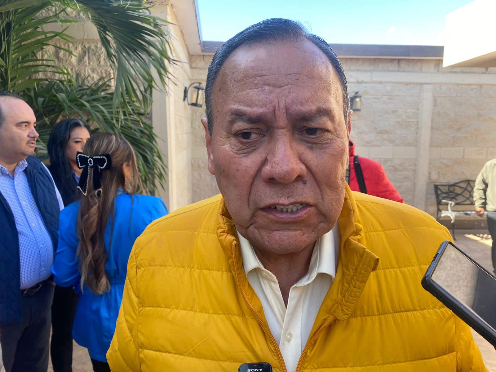 Jesús Zambrano Grijalva, presidente nacional del Partido de la Revolución Democrática.