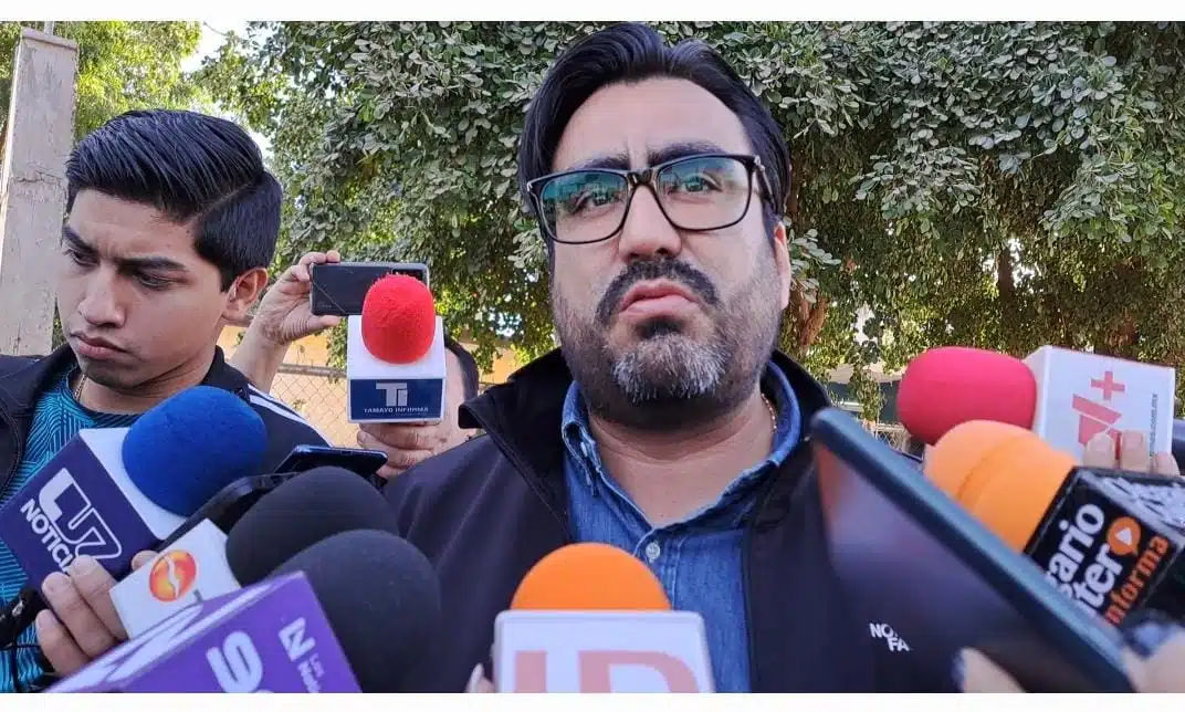 Alcalde de Culiacán con medios de prensa