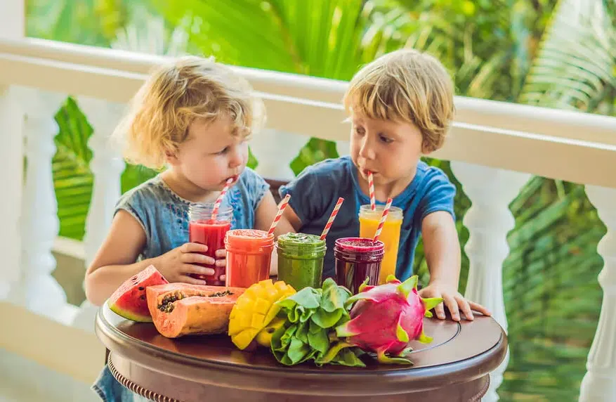 5 ideas de jugos saludables para niños