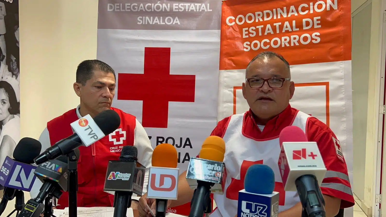 Alan Rangel Tordecillas, coordinador estatal de Socorros y Desastres de Cruz Roja Sinaloa